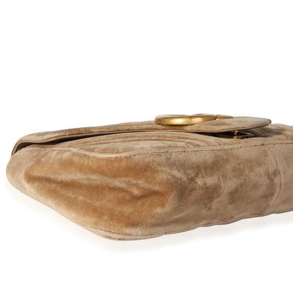 Gucci Marmont Chain Shoulder Bag Tan - S - Picture 7 of 8